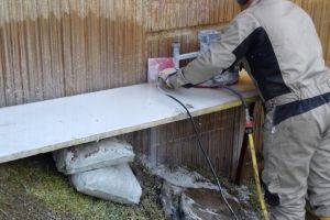 Taglio parete in cemento armato con troncatrice tp400 02